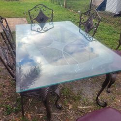 Glass Dinning Table