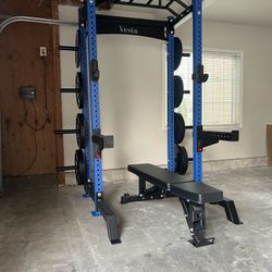 SQUAT RACK/ HR1000/ VESTAFITNESS/ WEIGHTS/ BARBELL/ BENCH/ GYM EQUIPMENT/ FREE DELIVERY 🚚