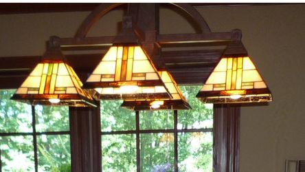 Tiffany Like Ceiling Light