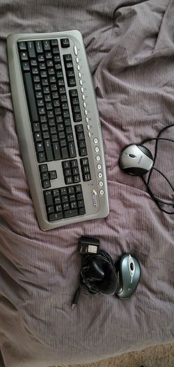 Laser mouse and keyboard wireless