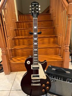 Epiphone Traditional Pro Les Paul w/ Fender Amp