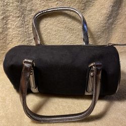 Victoria’s Secret Small Black Barrel Bag