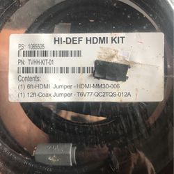 Hi-Def HDMI & Coaxial Cable Kit