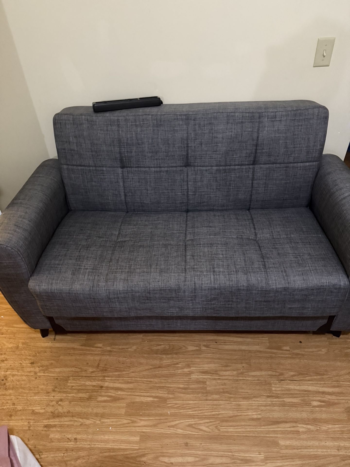 Two Piece Gray Couch Set