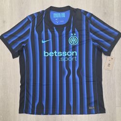 Nike Inter Milan 2025/26 Home Soccer Jersey Dri-Fit HJ4591-439 Men's Size XL NWT ⚽️