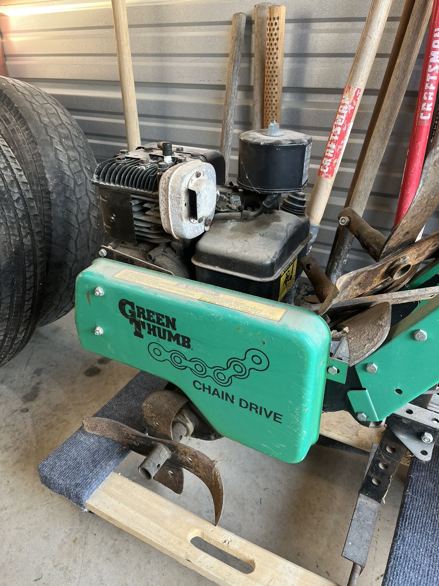 4 Blade Tiller