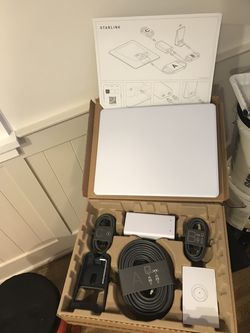 STARLINK Dish, Router, Power Supply
