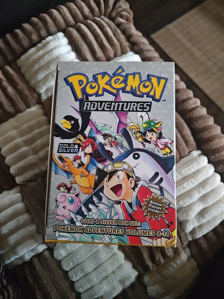 Pokemon Adventures Manga (Gold & Silver) Vol. 8 ~ 14