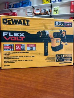 Dewalt new 1 1/4” SDS rotary hammer 60v flex volt