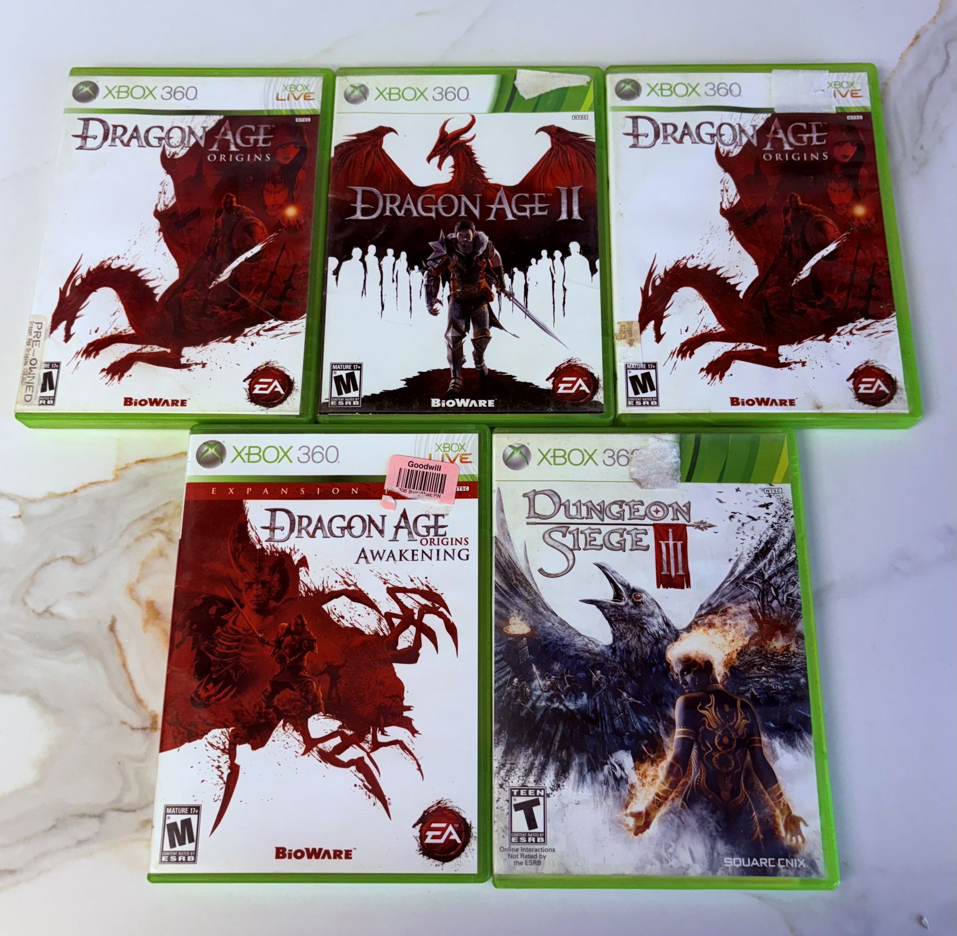 Xbox 360 Dragon Age Games