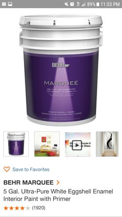 Behr Marquee Paint