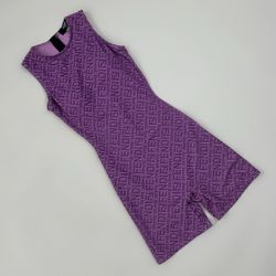 Fendi x Skims Purple Romper 