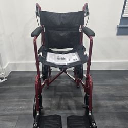 Wheelchair With Brakes Light Weight 