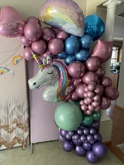 Unicorn Ballon Garland