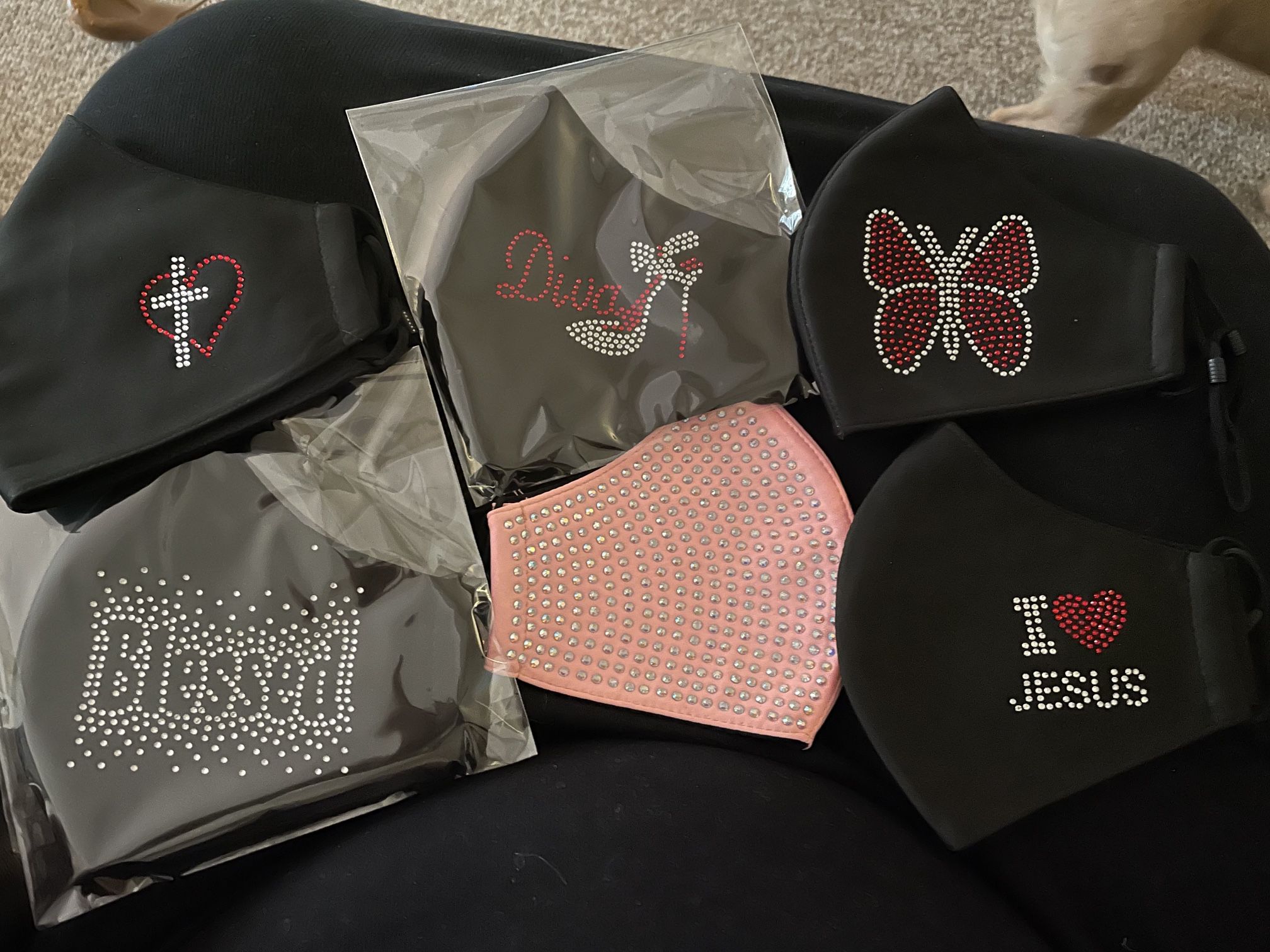 Excellent Quality Stretch Headbands And Adjustable Face Mask Excellent Quality