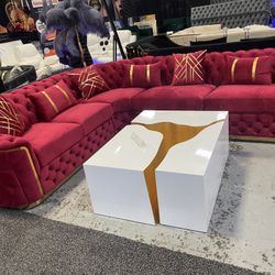 Sectional In Stock For Fast Delivery 
