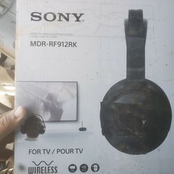 Sony Mdr Rf912rk Wireless Stereo Headphones New