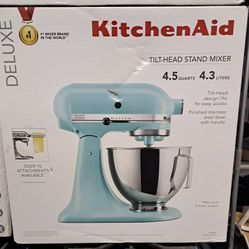New KitchenAid Deluxe Mixer