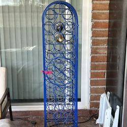 Iron Wine Storage Rack 