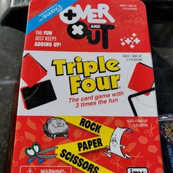 Trieple Four Metal Tin Game