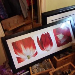 Framed 3 Roses Picture 
