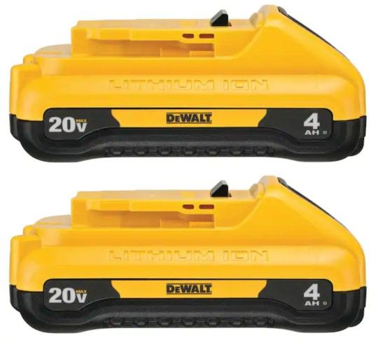 Dewalt 20V MAX 4 AH Battery 2-Pk Genuine New DCB240-2