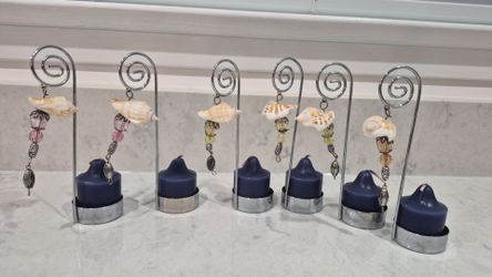 Seashell Tealight Place Card Holders, 22 count