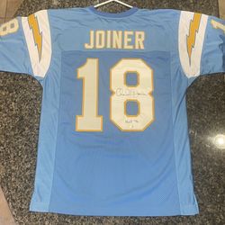 Charlie Joiner Chargers Jersey Autograph