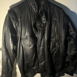 Vintage Leather Jacket Size Large