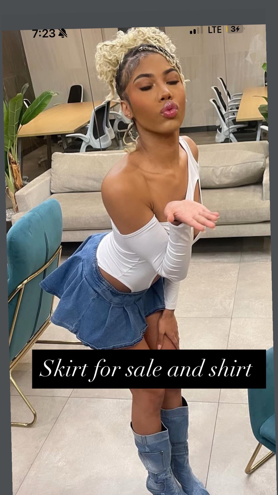 Skirt And Top For Sale