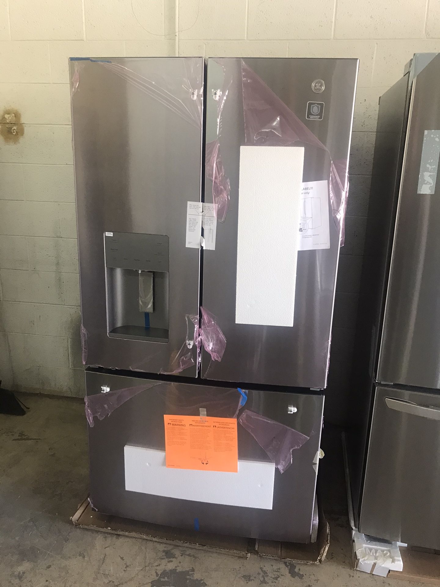 GE 25.6 cu. ft. French Door Refrigerator in Fingerprint Resistant Stainless Steel