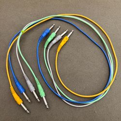 4 Stereo Channel 1/4" to 1/4" Patch Cable Snake, 3ft