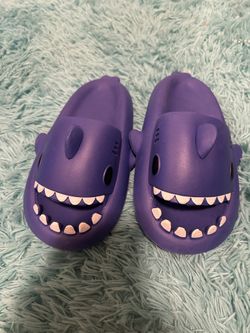 dark blue shark slides