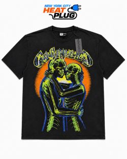 Godspeed Skeleton Graphic T-Shirt Black Size XL