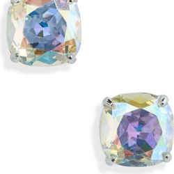 Kate Spade Silver AB Gumdrop Earrings 