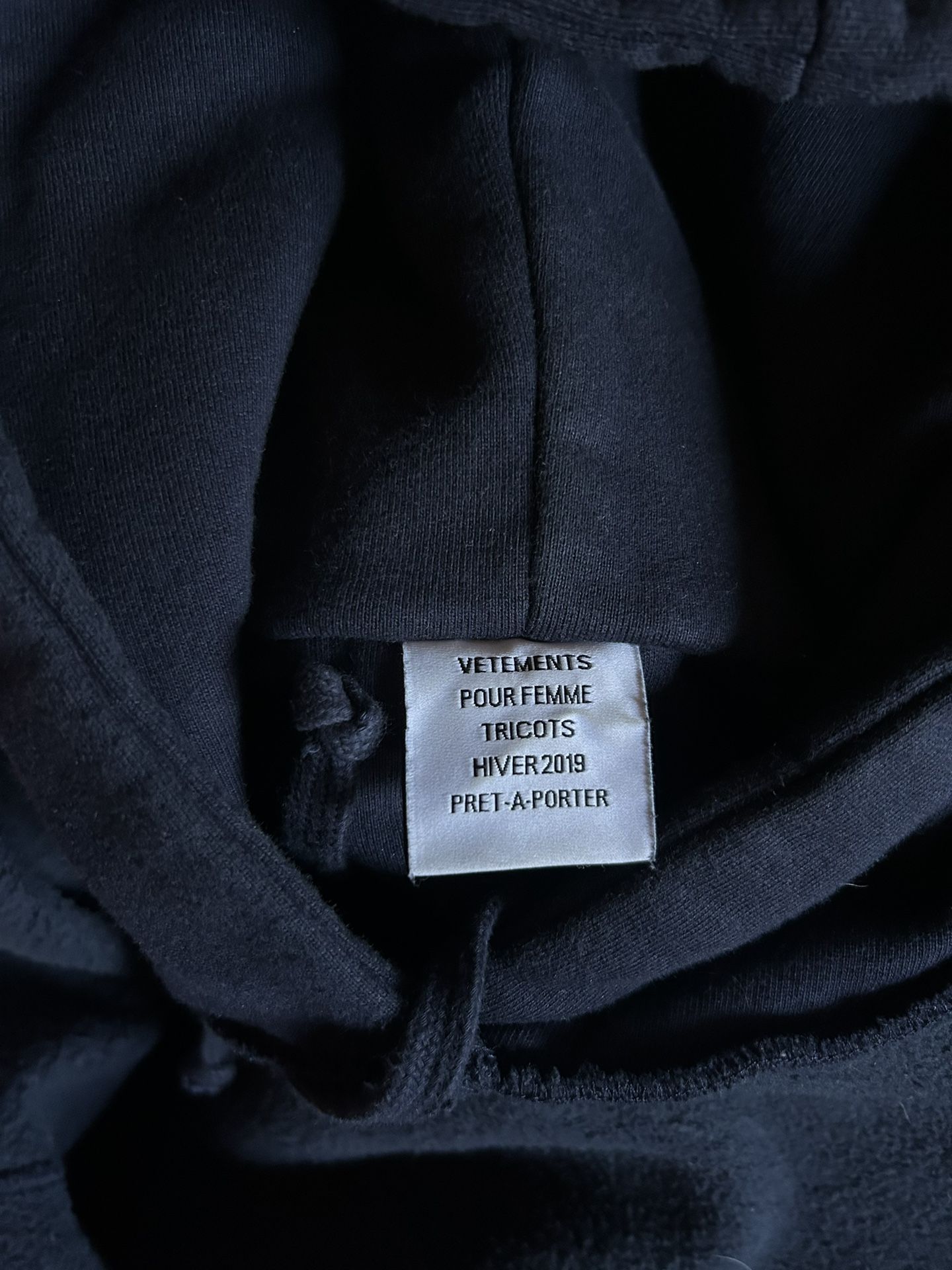 Vetements Hoodie Inside Out Reversible