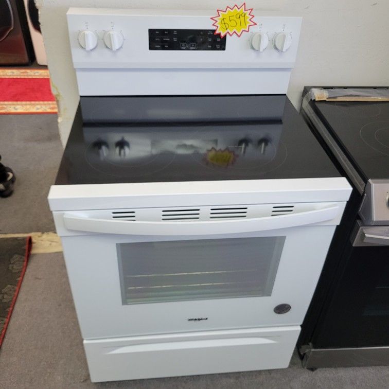 Open Box Whirlpool Electric Stove (Never Used)
