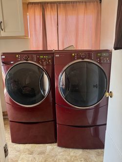 Kenmore elite Front-Load Washer and Dryer Set