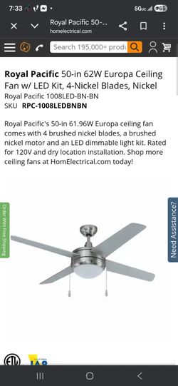Brand new still in box ceiling fan