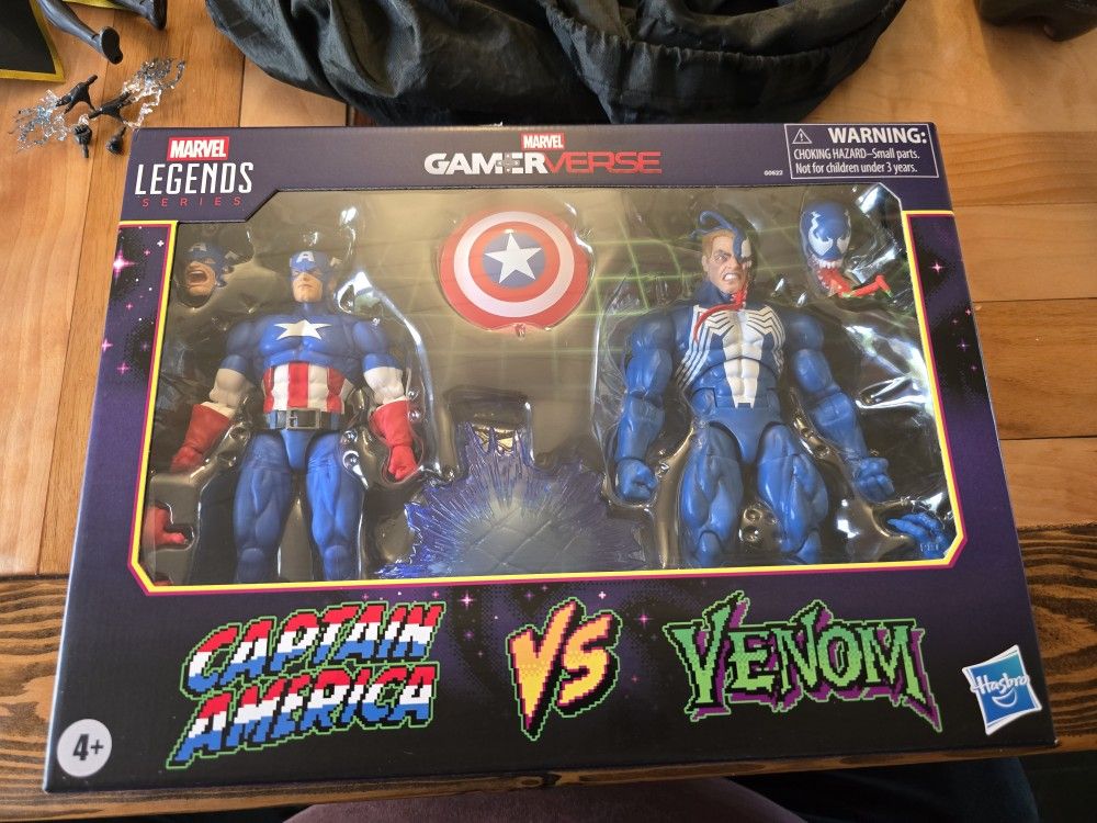 Marvel Legends Gamerverse Captain America Vs Venom