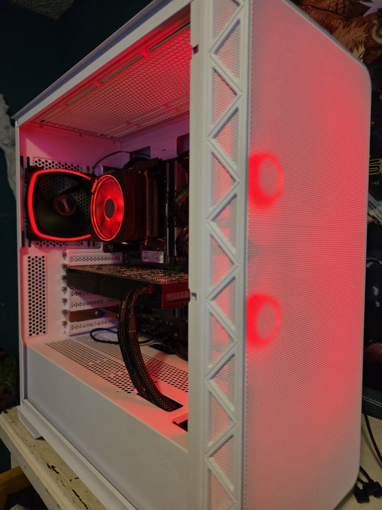 Custom White Gaming PC | Ryzen 5 1600 GTX 1080 | 16GB RAM | RGB Build | Ready to Game 🎮