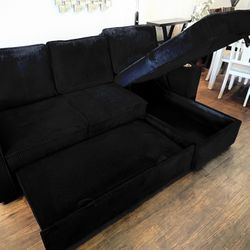 Black Sectional 