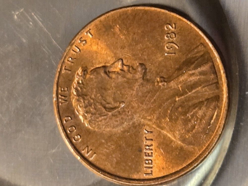 1982 Small Date Copper Penny 3.084 Grams
