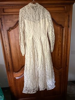 Vintage 1953 lace wedding dress