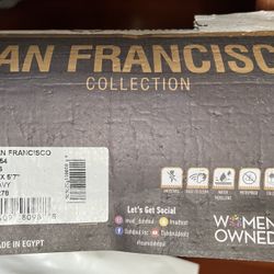 46”x67” Abstract Egyptian Rug 4x6 5x7