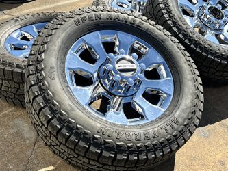20" Ford F-250 King Ranch Lariat rims wheels CHROME F250 OPEN RANGE AT 75-90%