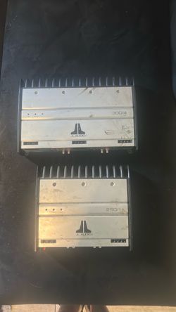 JL Audio 300/4 and 250/1 Car Amplifiers