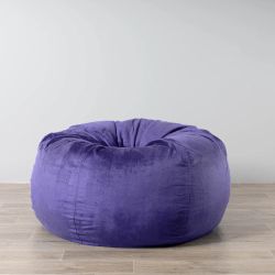 (New) Giant Purple Bean Bag Chair (5 ft.)