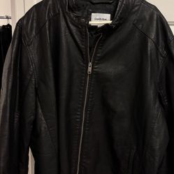 Good fellow Men’s leather coat- size XXL