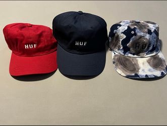 HUF Essentials Strapbacks Dad Hats Bundle Lot 3 Brand New DS